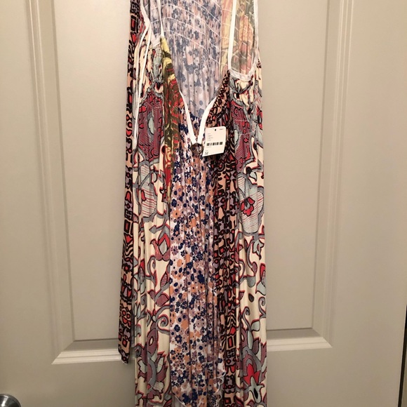 NWT Free People Gorgeous Boho Dress or Top; super soft and flowy but not sheer - Picture 3 of 6
